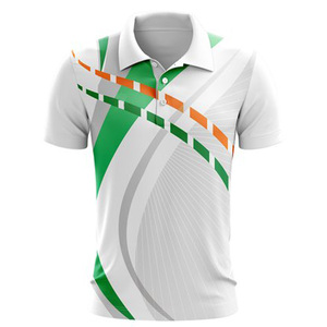 Camisetas de Golf para Hombre Más Vendidas, Cuello Alto de Poliéster/Algodón, Impresión Serigráfica, Manga Corta, Tela Jersey, Logotipo Personalizado - Product Image 5
