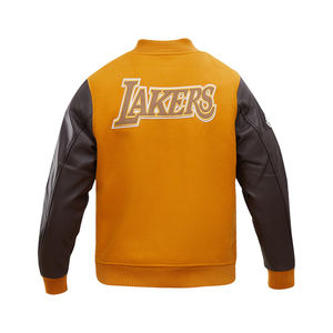 แจ็คเก็ตเบสบอลแบบ Letterman สไตล์สตรีทแวร์ ปักลายดีไซเนอร์ ผลิตจากผ้าขนสัตว์ 100% รับผลิตแบบ OEM - Product Image 3
