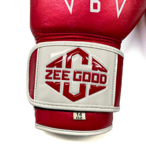 Gants de boxe personnalisés en cuir de vache véritable, vente en gros, cuir PU, logo OEM, emballage, couleur, matière, origine, modèle, client - Product Image 5