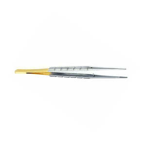 Micro Castroviejo, fórceps de atado, instrumentos quirúrgicos dentales de medio oro para cirugía menor, procedimientos oculares, electricidad de acero metálico - Product Image 2