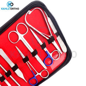 Kit de dissection vétérinaire réutilisable de haute qualité, instruments chirurgicaux, ensemble de 15 pièces, couleurs personnalisées, KAHLU ORTHOPEDIC - Product Image 6