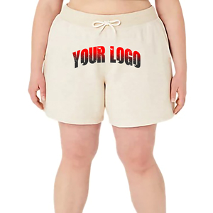 Pantalones cortos de chándal para mujer de algodón 100% personalizados OEM/ODM, chándal transpirable de alta calidad para mujer, ropa informal de verano - Product Image 1