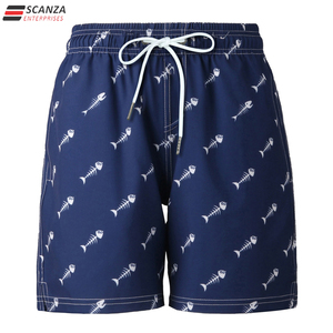 Pantalones cortos deportivos de playa de lujo para hombre con impresión por sublimación personalizada, tela de malla tejida transpirable, equipo informal antiarrugas con tinte de corbata - Product Image 6