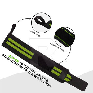 Muñequeras Deportivas para Crossfit, Levantamiento de Pesas, Entrenamiento de Fuerza y Ejercicio, Muñequeras Profesionales - Product Image 4