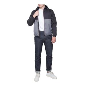 Chaqueta cortavientos de nailon estilo callejero hecho a medida para hombres adultos con capucha y cierre de cremallera servicio OEM de invierno - Product Image 3