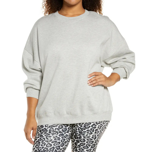 Women's Plus Size Baggy Sweatshirts Fast-Drying Fitness Yoga Fleece Sweater for Running Long Embroidered Technique Best Winter - Product Image 5