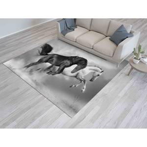 Alfombra Personalizada con Estampado - Boda, Oficina, Regalo, Caballos Corriendo, Amante de los Caballos, Alfombra Delgada No Tejida - Product Image 1