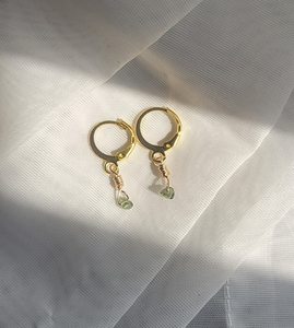 ต่างหูห้อยโมลดาวิท ทอง 14K |   ต่างหูโมลดาวิทแท้ทรงหยดน้ำ |   เครื่องประดับอัญมณีธรรมชาติ ของขวัญสำหรับเธอ ฉลองวันครบรอบสัญญา - Product Image 5