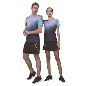 Wholesale Custom Full Sublimation <b>Table</b> Wear Badminton Shirts Quick Dry Jersey Professional Match Day Unisex Sportswear Tennis - Product Image 1