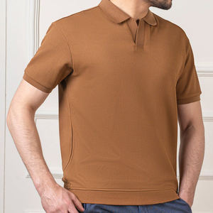 Vente en gros Polos d'Été Unisex unis avec logo brodé personnalisé en coton de haute qualité pour le sport et les affaires pour hommes - Product Image 1