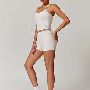 Ensemble haut et short de yoga sans couture pour femmes Tenue de fitness Haut et short de yoga sans couture pour femmes pour l'entraînement - Product Image 3