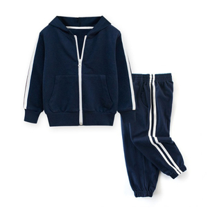 Survêtement personnalisation tout-petits enfants survêtements pour filles en gros casual enfants plaine bébé filles survêtements - Product Image 2