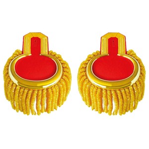 Épaulettes argentées brodées à coudre, tissu de haute qualité, épaulettes, badge d'épaule, accessoires uniformes, épaulettes argentées - Product Image 3