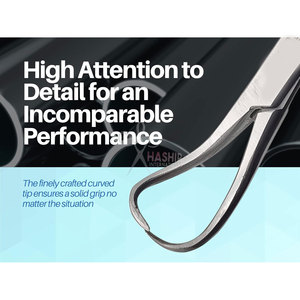 Pinza de Toalla de Acero Inoxidable, Pinzas Backhaus Chapadas en Oro de 5 Pulgadas, Mecanismo de Bloqueo Seguro Quirúrgico, Certificación CE para - Product Image 2