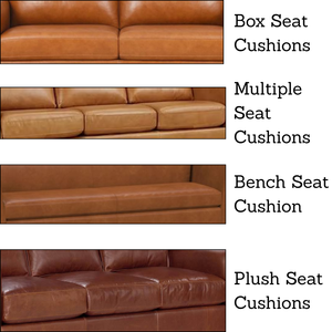 Premium Cowhide Leather Three Seater <b>Sofa</b> Residential Living Furniture Classic Shape Strong Wooden Base Comfort - Product Image 3