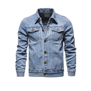 Vestes en jean personnalisées avec broderie sur toute la veste en jean pour hommes, broderie florale, vestes en jean pour hommes - Product Image 5