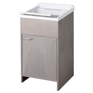 Lavabo da Esterno Serie Garden 45x50x85 cm Colore Rovere Lavello da Cucina - Product Image 1