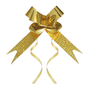 Confezione da 10 fiocchi magici cromati olografici per regali di compleanno, numero 30 - Product Image 4