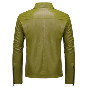 Veste en cuir à la mode personnalisée pour hommes Veste en cuir à la mode fabriquée au Pakistan Veste en cuir à capuche de qualité au meilleur prix - Product Image 4