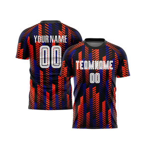 เสื้อฟุตบอลแขนสั้นขายดีรุ่นใหม่ล่าสุดสำหรับผู้ชาย พิมพ์ลายสดใส ทรงลำลอง ชุดกีฬา เสื้อฟุตบอล - Product Image 5