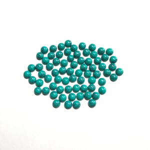 Venta al por mayor 6mm sintético AAA alta calidad turquesa piedra preciosa cabujón IGI certificado tratado térmicamente precio bajo - Product Image 5