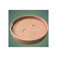 Plateau de petit-déjeuner flottant en rotin écologique pour piscine, usage hôtelier personnalisé, service de nourriture et de boissons pour la maison