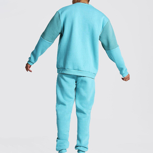 Jersey de manga larga de algodón de gran tamaño personalizable para hombre, sudadera informal con cuello redondo y MOQ bajo para uso en invierno - Product Image 2