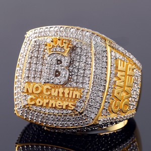 Men's VVS Moissanite Diamond Wedding <b>Ring</b> Fully Iced Out in 18K Gold with IGI Certificate Hip Hop Style <b>Fine</b> <b>Ring</b> for Parties - Product Image 6