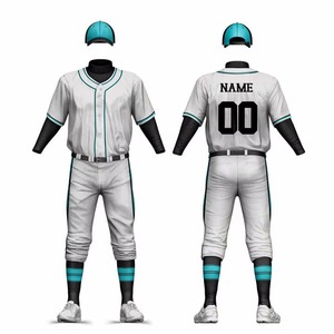 Vêtements de sport unisexes respirants d'uniforme léger adapté aux besoins du client de baseball avec des uniformes de Offre Spéciale de base-ball de prix bon marché de couleur faite sur commande - Product Image 1