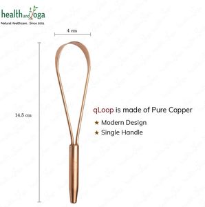 HealthAndYoga qLoop Copper <b>Tongue</b> <b>cleaner</b> Top selling for adult at best price from india supplier copper <b>tongue</b> <b>cleaner</b> - Product Image 4
