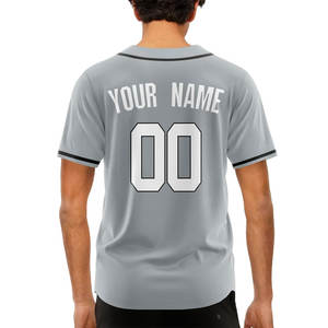 เสื้อเจอร์ซีย์เบสบอลสำหรับผู้ชายเสื้อกีฬาเบสบอลแบบครึ่งแขนเสื้อเข้ารูปแบบใหม่ - Product Image 3