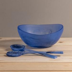 Nouveau bol de service en résine violette de style de luxe fabriqué à la main au meilleur prix - Product Image 1