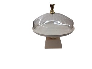 ฐานวางเค้กทรงโดมอะลูมิเนียมแบบทำมือ เป็นมิตรกับสิ่งแวดล้อม ปรับแต่งได้ ปลอดภัยสำหรับอาหาร ใช้สำหรับโชว์ขนมหวาน อุปกรณ์ทำเค้ก - Product Image 4