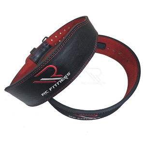Cinturón de Gimnasio de Cuero Vacuno con Soporte Lumbar Antideslizante y Ecológico, Personalizable con Logotipo, para Levantamiento de Pesas y Powerlifting - Product Image 2