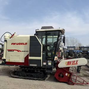 Nouvelle Moissonneuse-batteuse 5 rangs économique avec grande cuve à grains, cabine confortable, transmission par engrenages, usage agricole multifonctionnel pour blé, riz, maïs - Product Image 4