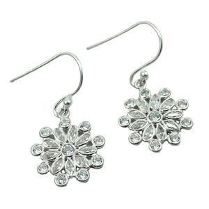 ต่างหูเซอร์โคเนียทรงลูกบาศก์สีขาว925ดีไซน์หรูหราสินค้ามาใหม่เครื่องประดับแฮนด์เมดสำหรับผู้หญิงเด็กผู้หญิง - Product Image 1