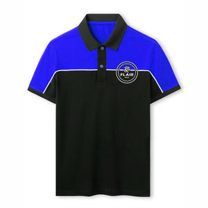 Offre Spéciale hommes 100% coton pour Polo T-Shirt personnalisé bonne qualité couleur unie Style décontracté motif 180g tissu poids avant - Product Image 3