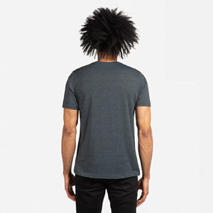 Por encargo 280 GSM Heavyweight 100% algodón de los hombres de verano ropa informal de ajuste suelto serigrafiado Logo camisetas diseño en blanco - Product Image 6