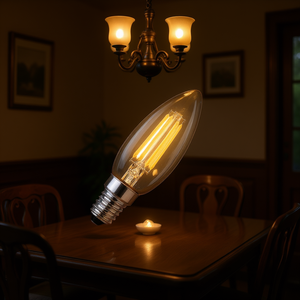 Bombilla LED de Filamento E14 de 4W con Forma de Vela - Product Image 3