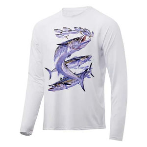 Camisas de Pesca de Manga Larga con Diseño Original por Sublimación para Pesca, Escalada, Caza, Protección, Secado Rápido - Product Image 4