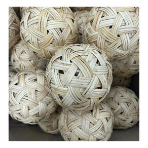 Nouvelles tendances boules de rotin décoratives-boules de rotin traditionnelles naturelles pour Sepak-Takraw Game Sport et décoration de la maison - Product Image 2
