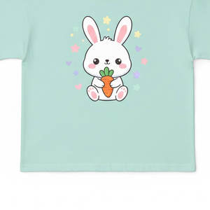 Camiseta Informal de Punto con Cuello Redondo para Niños, Ligera, para Verano, para la Escuela y el Juego, Duradera, 100% Algodón - Product Image 3