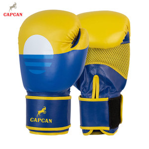 Gants de boxe d'entraînement en cuir avec coutures renforcées, finition lisse, toucher doux à l'intérieur et protection fiable - Product Image 1