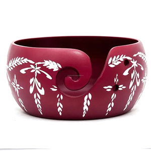 Vente en gros de fournitures artisanales de couleur grise en aluminium, support de bol de rangement Portable pour Crochet à tricoter - Product Image 2