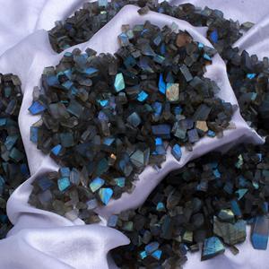 Bracelet en pierre de labradorite brute, vente en gros, bijoux rugueux de laboratoire, en cristaux, pierre précieuse, machine à découper, lot de labradorite - Product Image 2