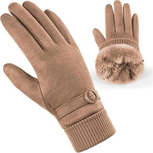 Gants d'hiver respirants à manches courtes SportChek avec matériau en coton imperméable, écran tactile et détection des aiguilles, logo frontal 2026 - Product Image 1