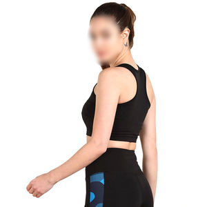 2023C Premium femmes Fitness soutien-gorge couleur noire conception personnalisée haute qualité respirant Fitness porter pour adultes - Product Image 3