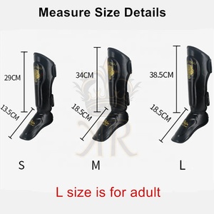 Jambières de boxe de haute qualité, protège-tibias élastiques résistants à la déchirure MMA Protège-tibias de kickboxing haut de gamme - Product Image 6