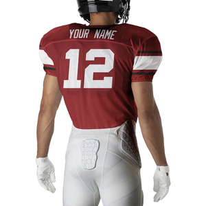 Maillot de football américain en maille personnalisé Style de rue Hip Hop avec imprimé bouffant respirant uniforme de grande taille pour l'été - Product Image 2