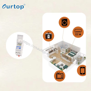 उच्च परिशुद्धता उदर 20 ऑन/0f प्रोग्राम डिजिटल पावर प्रोग्रामेबल टाइम स्विच 16a लिथियम बैटरी के साथ 16a - Product Image 6